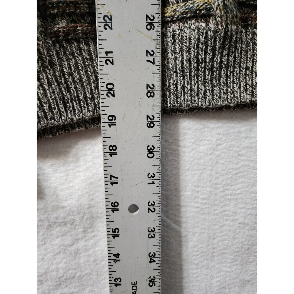 Progetto Mens Long Sleeve Sweater Pullover Made In Italy Size L Acrylic Wool